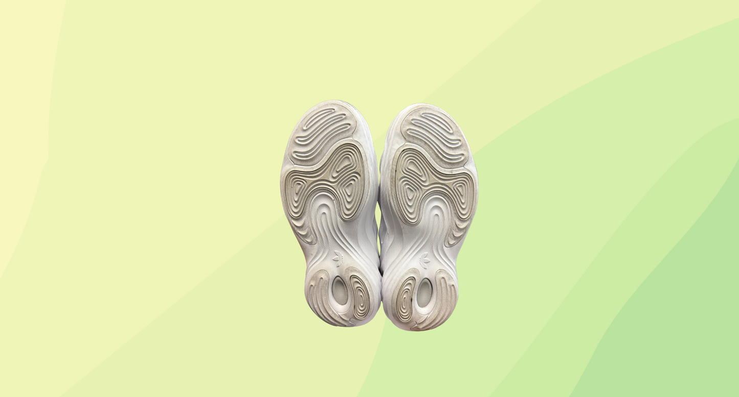 Adidas Mens AdiFOM Q Sneaker - US 9 - White Grey