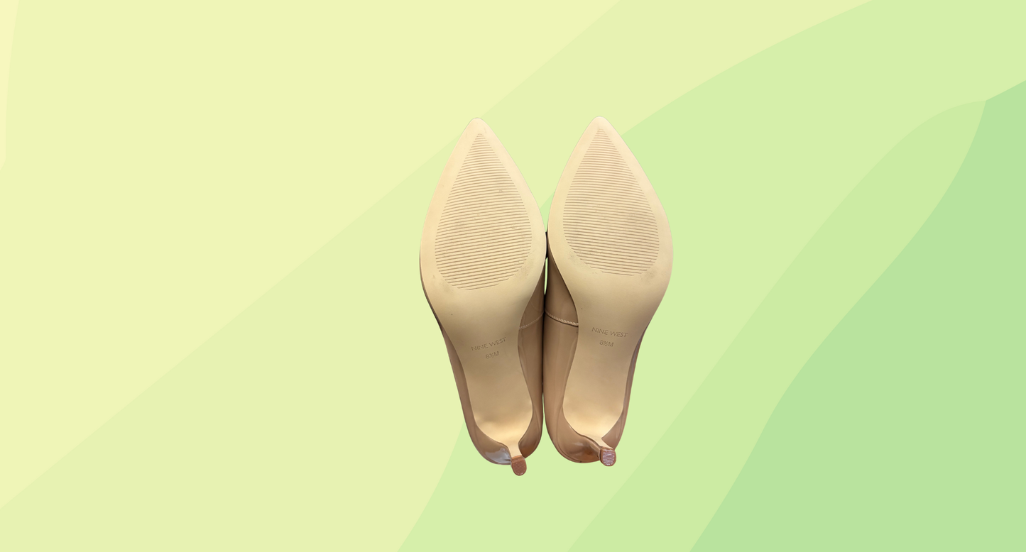 Nine West Mailin Pumps RRP $189.95 - Size 8.5 - Natural Patent