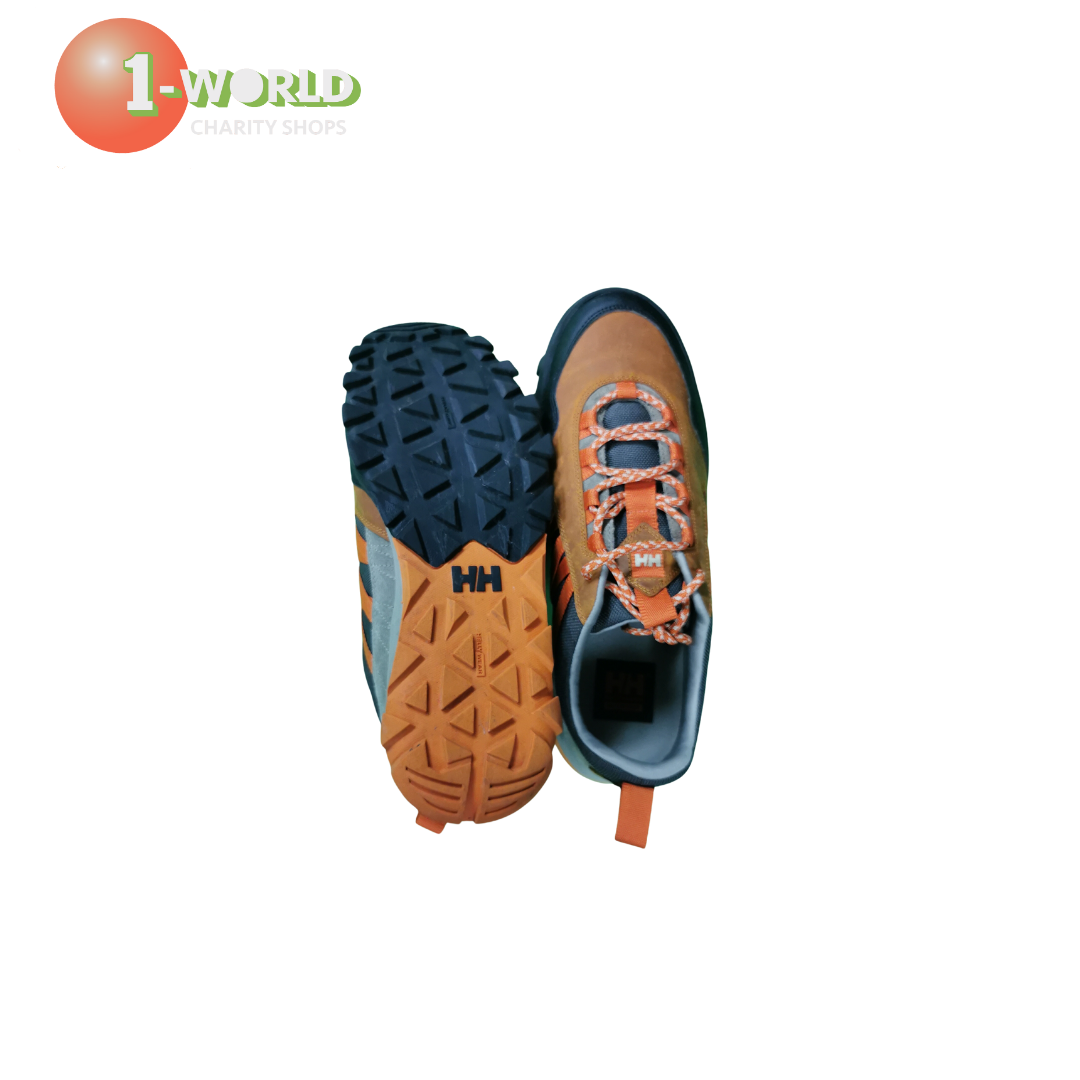 Helly Hansen Men's Loke Bowron Leather Trail Shoe - 8.5 Brown/Orange