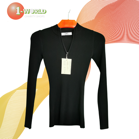 Camilla & Marc Knitted Top - XS Black