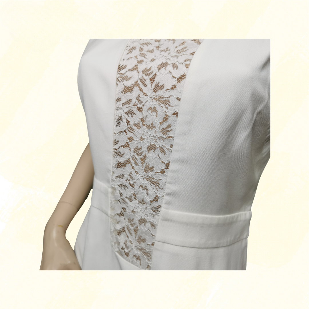 Cue Dress - Size 8 - White