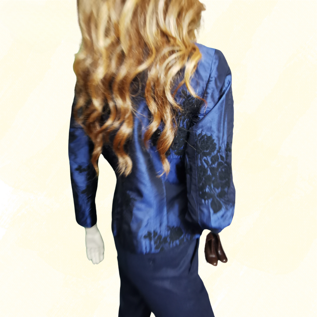 Carla Carini Jacket - 10 - Navy