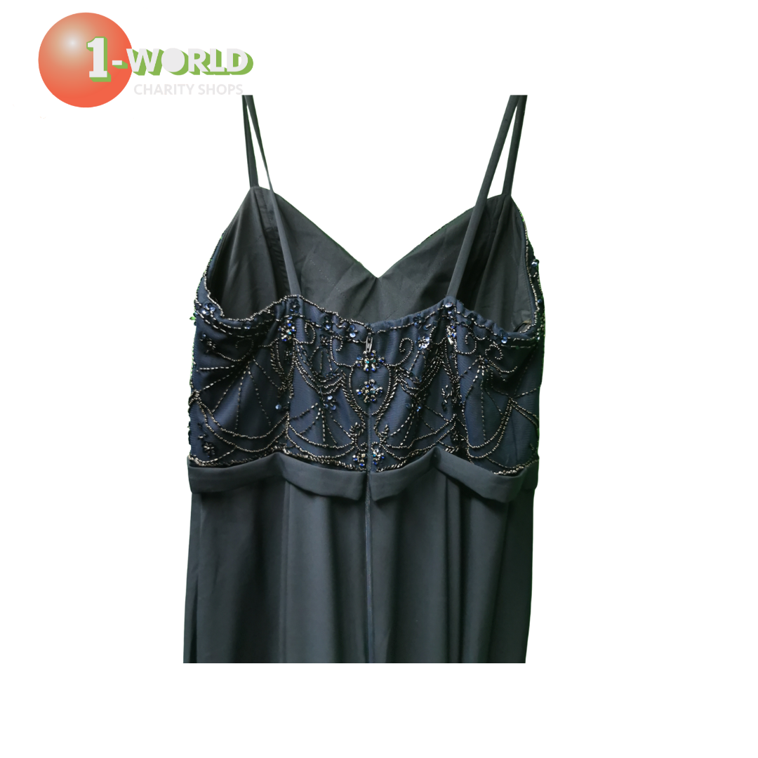 Jadore Evening Dress - Size 16 Blue