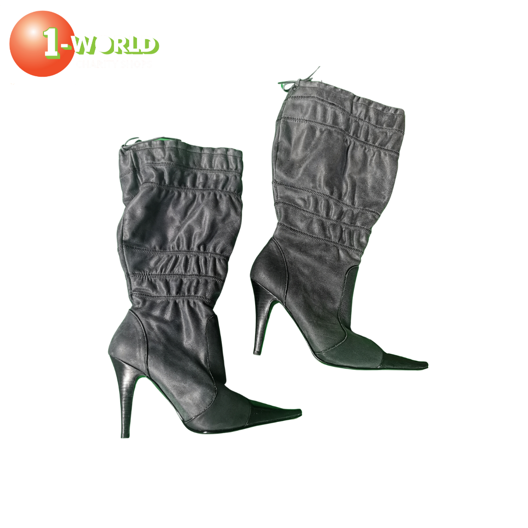 Brazilio Gray High Boot - EU 37