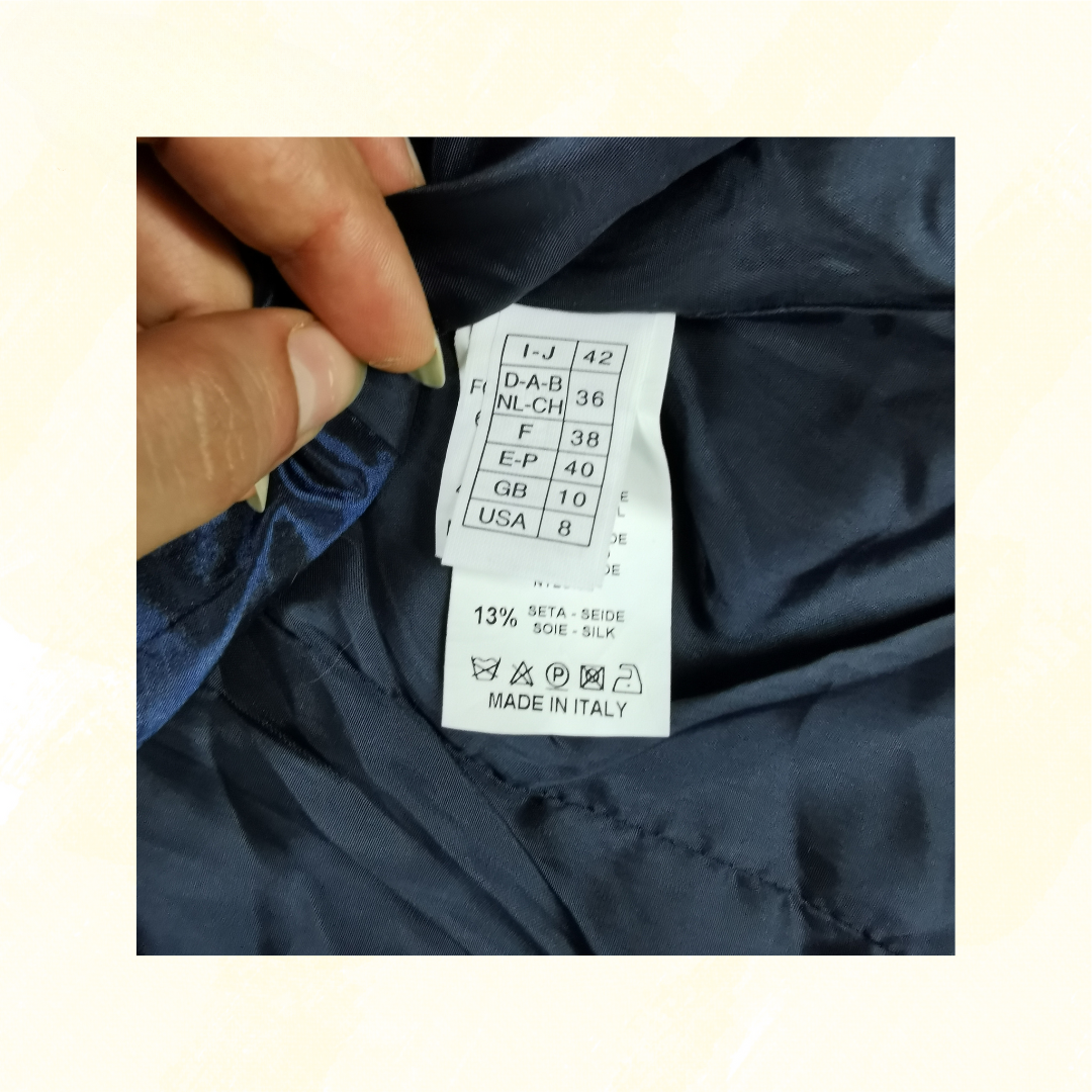 Carla Carini Jacket - 10 - Navy