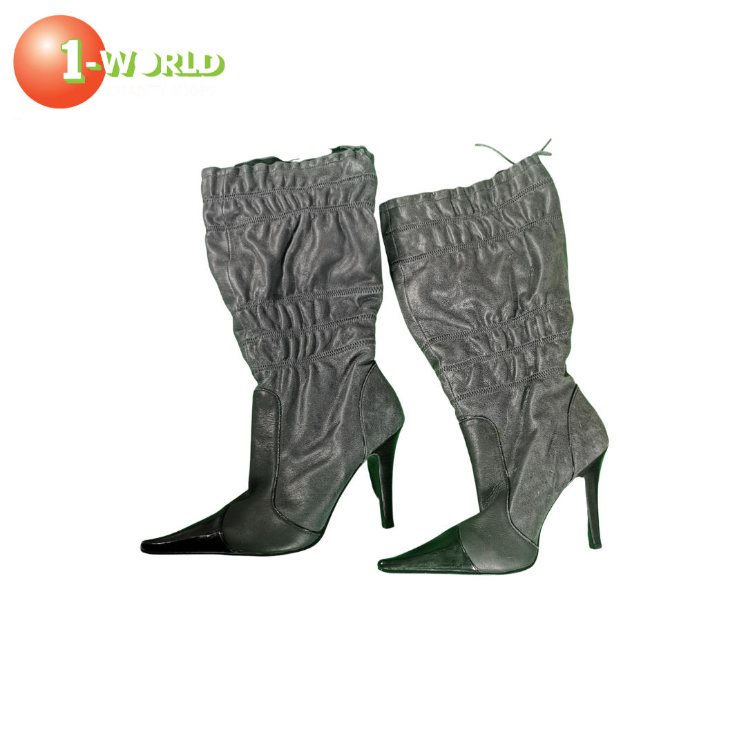 Brazilio Gray High Boot - EU 37