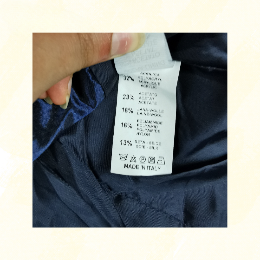 Carla Carini Jacket - 10 - Navy