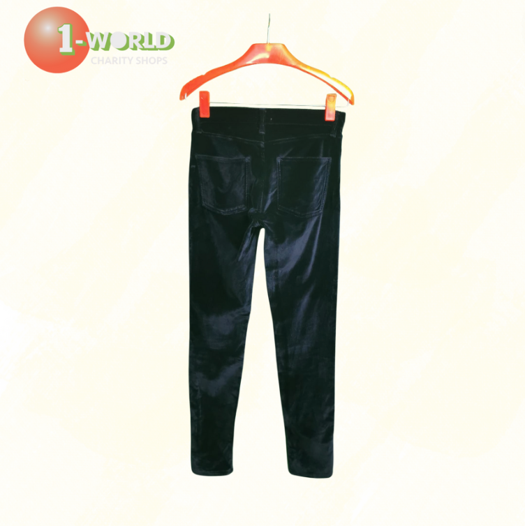 French Connection Velvet Pants - 10 Blue