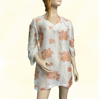 Viktoria & Woods Devonte Dress Quinn Floral RRP $550 - White/Floral - 2