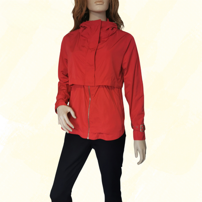 French Connection Zipped Jacket - 10 - Red