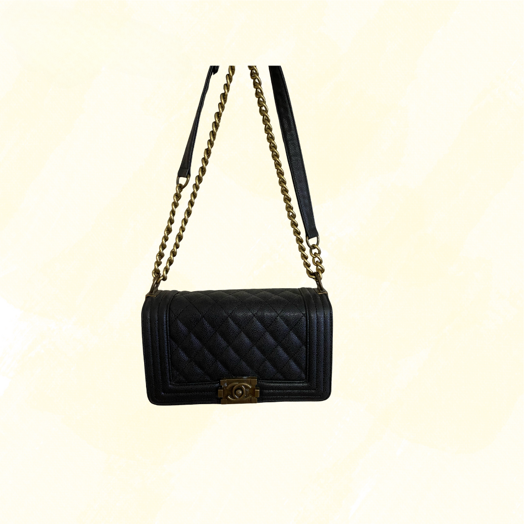 Chanel Replica Chanel Boy Bag - Black