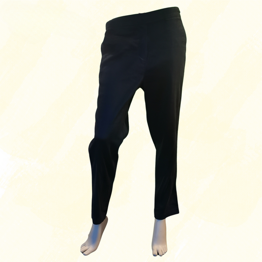 Trenery Pants Elastic Waist - Size 8 - Navy