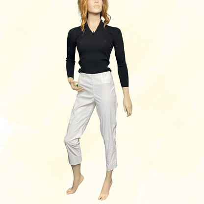 Andiamo Pippa Capri Pants	- White - 12