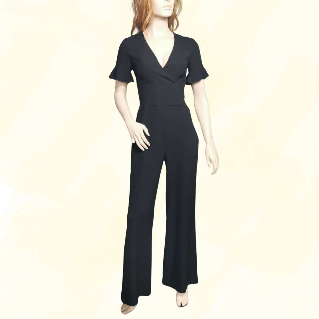 Cue Jumpsuit - Size 6 - Black