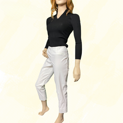 Andiamo Pippa Capri Pants	- White - 12