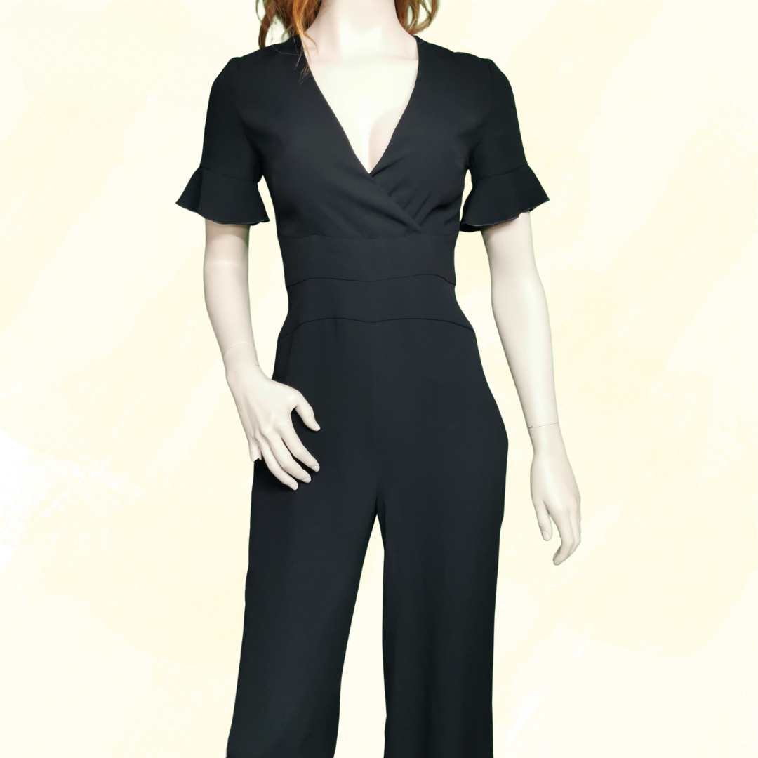 Cue Jumpsuit - Size 6 - Black