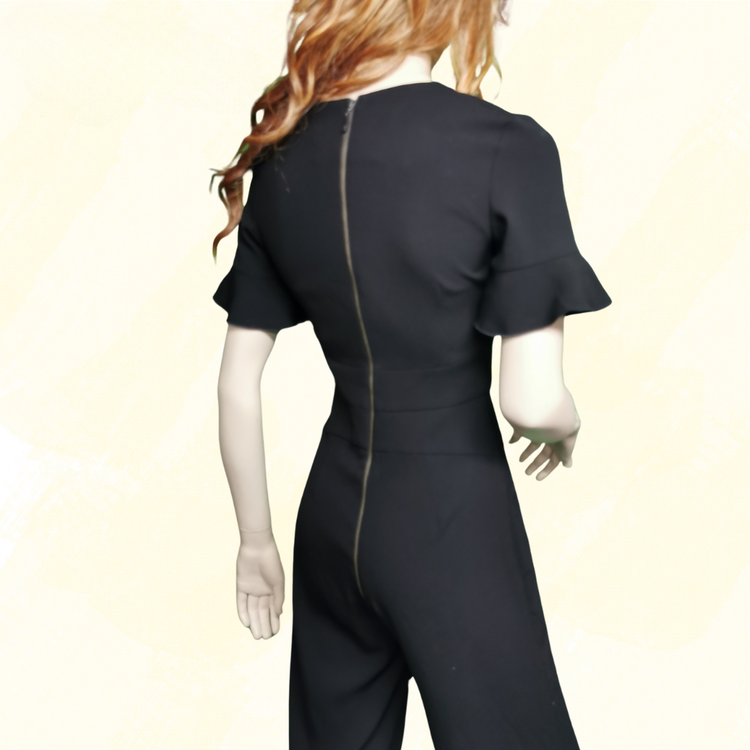 Cue Jumpsuit - Size 6 - Black