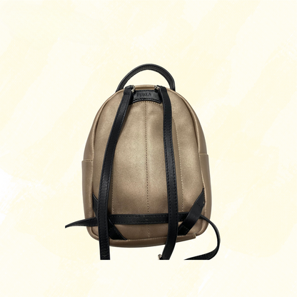 Furla Leather Mini Backpack - Tan