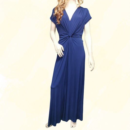 Forcast Rhea Twist Front Jumpsuit - Size 12 - Navy