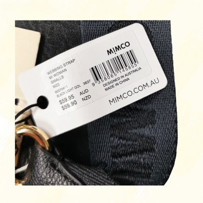 Mimco Strap - Small - Black