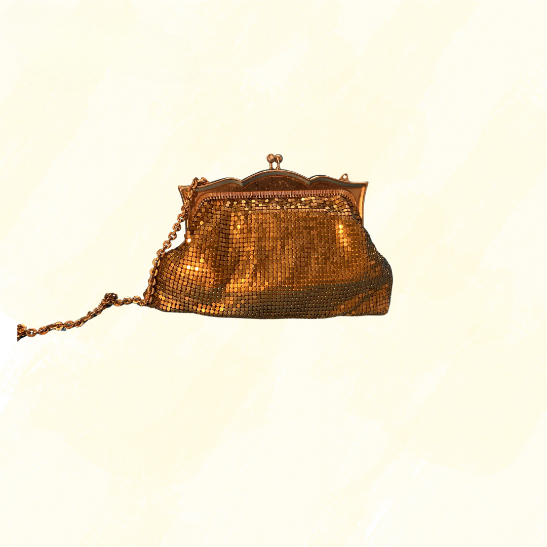 Glomesh	 Vintage Evening Purse  - Gold