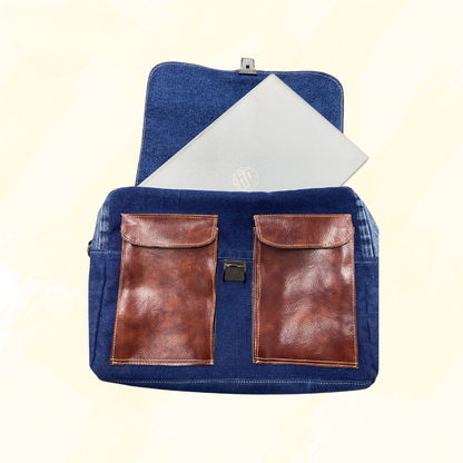 U4B Briefcase - Denim/Blue