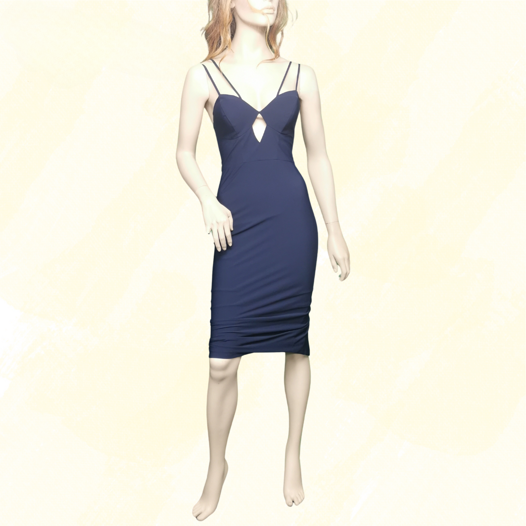 Seduce Dress - Size 6 - Navy