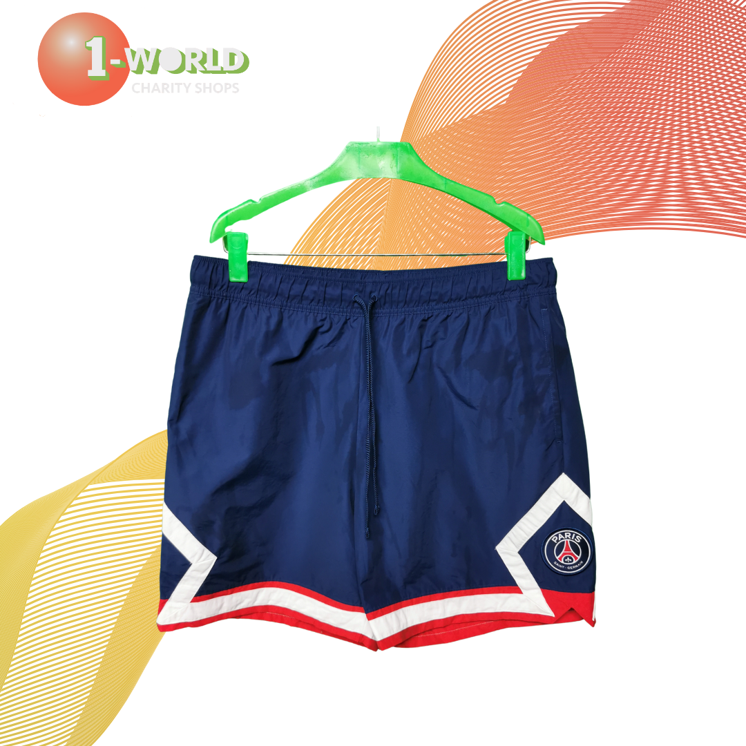 Air Jordan Paris Saint Germain Shorts - XL Blue/Red Trim