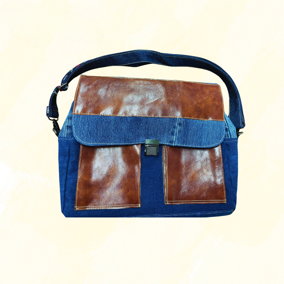 U4B Briefcase - Denim/Blue