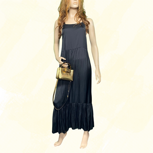 Morrison Long Dress - Black 0