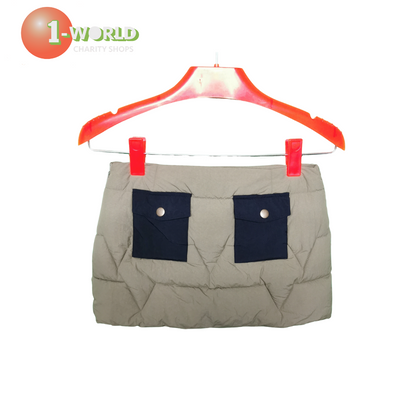 One Mile Mini Puffer Skirt - Size 6 Khaki