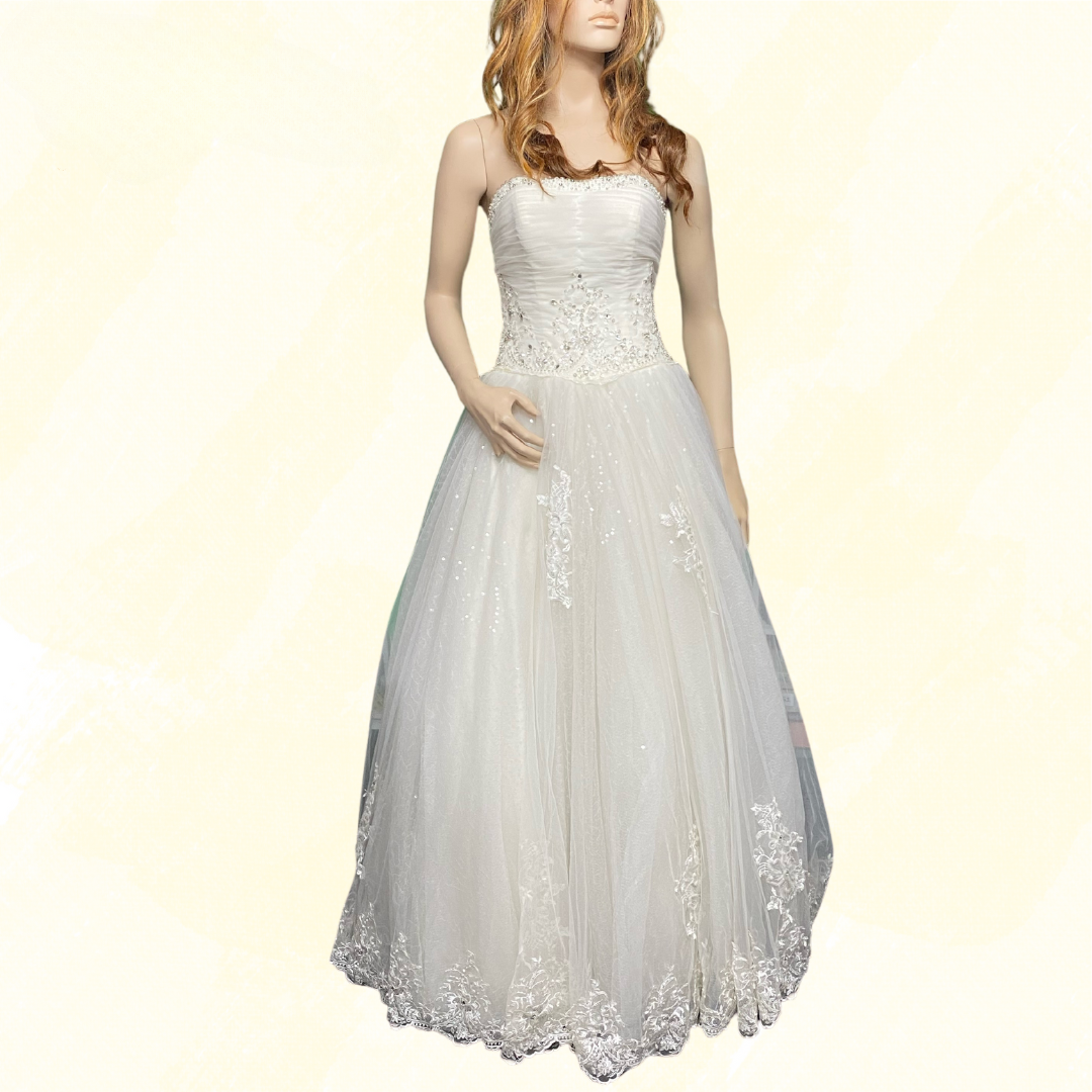 Wendy Makin Wedding Dress - RRP $3520 - Ivory	- 10