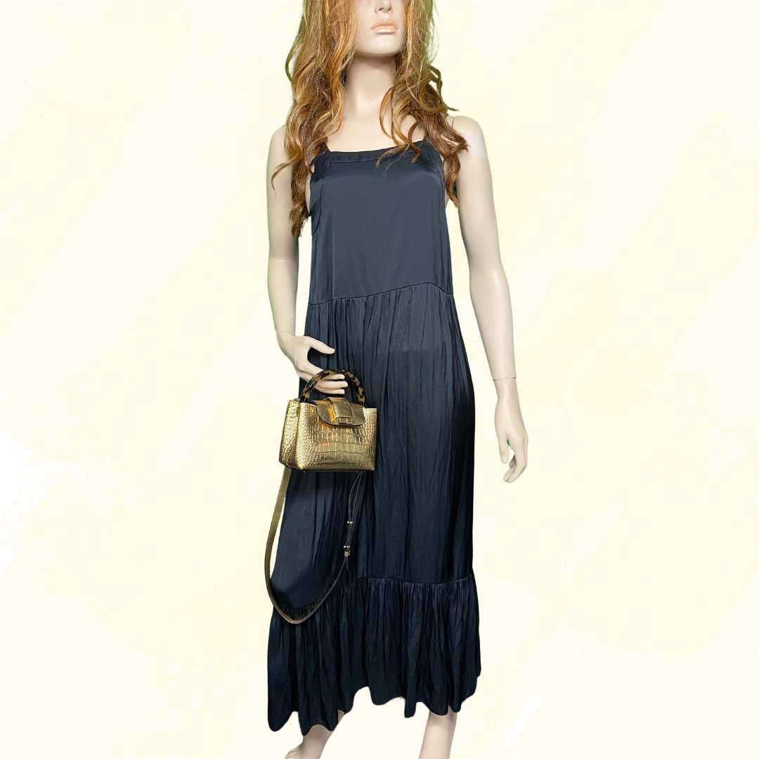 Morrison Long Dress - Black 0