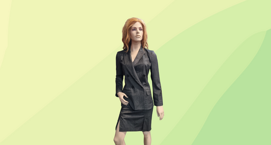 Tara Jarmon 2pc Blazer & Skirt Set - Size 38 - Dark Grey