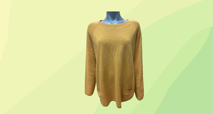 Capture Lambswool Sweater RRP $99.99 - XL - Buttercup