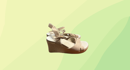 Frankie4 Alyce Wedge - Size 8.5 - Natural
