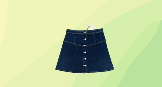 Mink Pink Indigo Denim Skirt RRP $109.95 - L