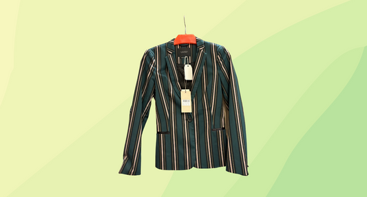 Scotch & Soda Blazer RRP $279.95 - XS - Teal Striped