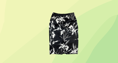 Veronika Maine Skirt - Size 10 - Black/White