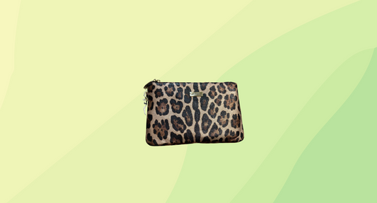 Serenade Cosmo 19 Mesh Clutch Bag RRP $49.95 - Leopard