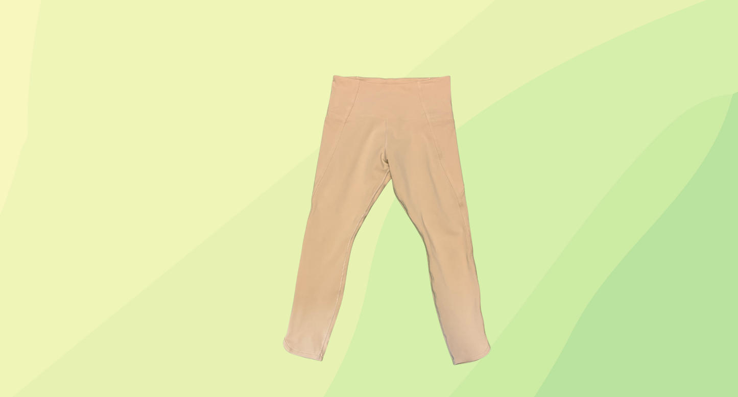 Lorna Jane Leggings - Size 8 - Tan