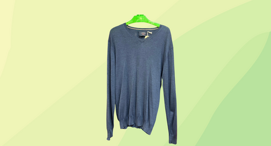 Charles Tyrwhitt Mens Knit Pullover - L - Navy