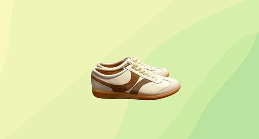 EOS Melbourne Enigma Sneaker - Size 41 - Cream/Brown