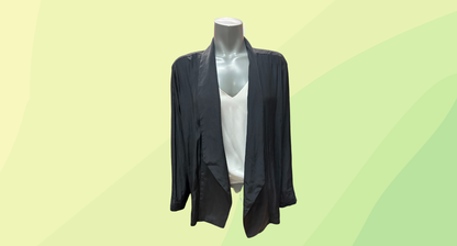 Mela Purdie Long Sleeve Shirt - Size 14 - Black