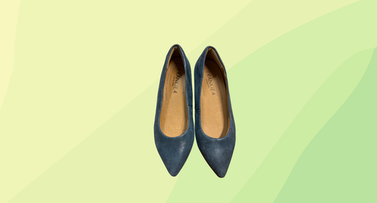 Frankie4 Poppy Flat - Size 6 - Blue