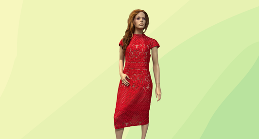 Lover Libra Midi Dress RRP $895 - Size 14 - Red