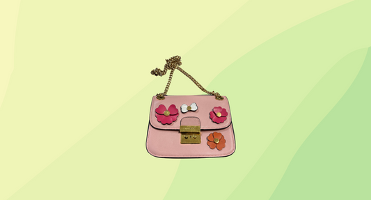 Michael Kors Floral Applique Bag - Pink