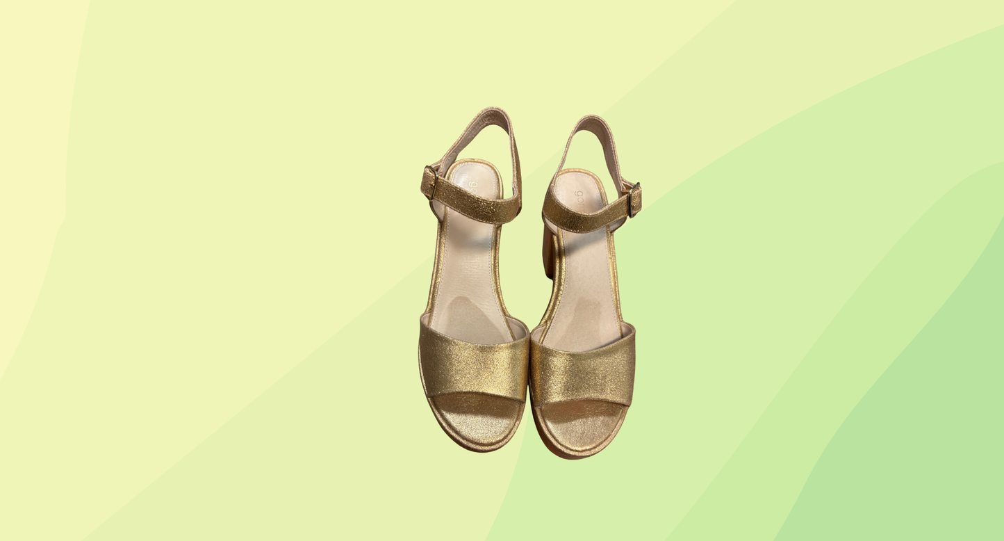 Gorman Stardust Heel RRP $229 - Size 42 - Gold