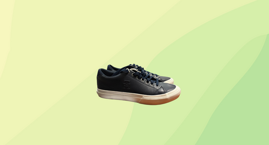 Tommy Hilfiger Mens Leather Sneaker - M8 - Navy