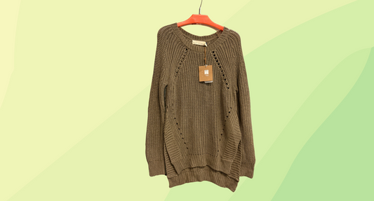 Lost In Lunar Sweater - Size 8 - Khaki Green